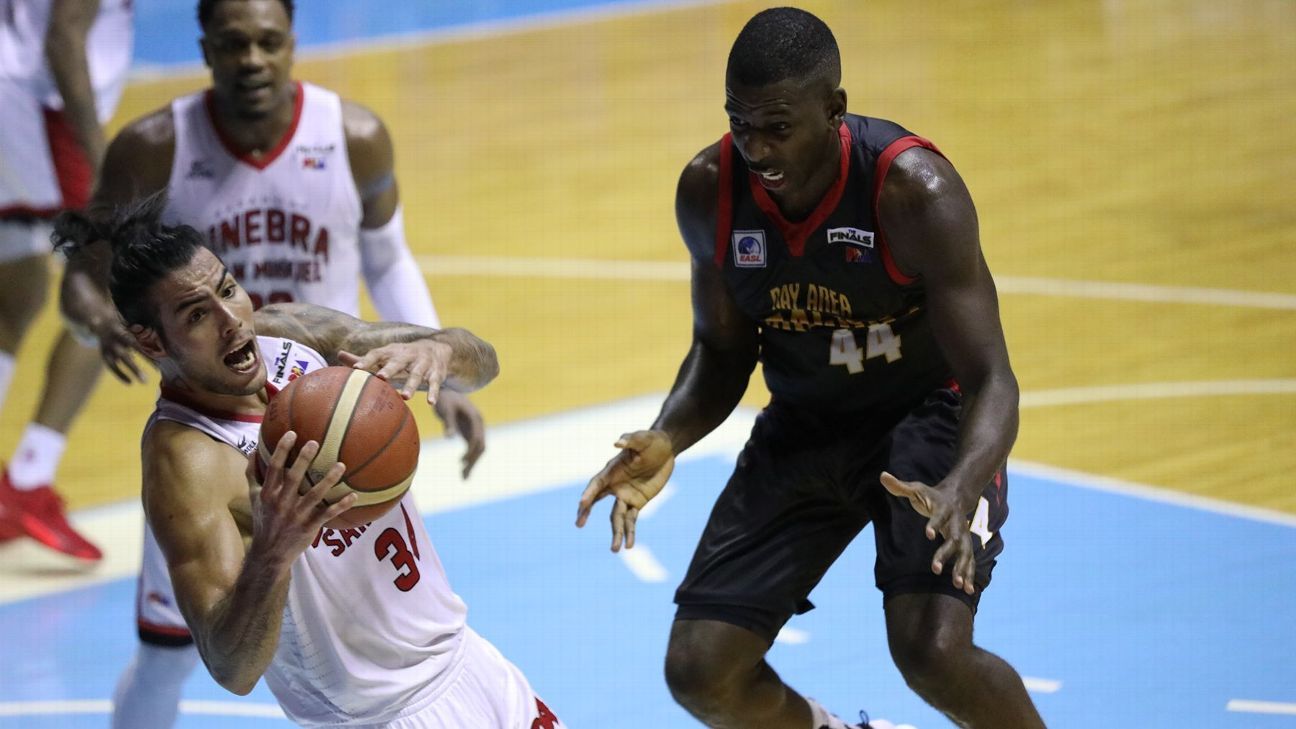 Bay Area Dragons hit back against Barangay Ginebra to level PBA ...