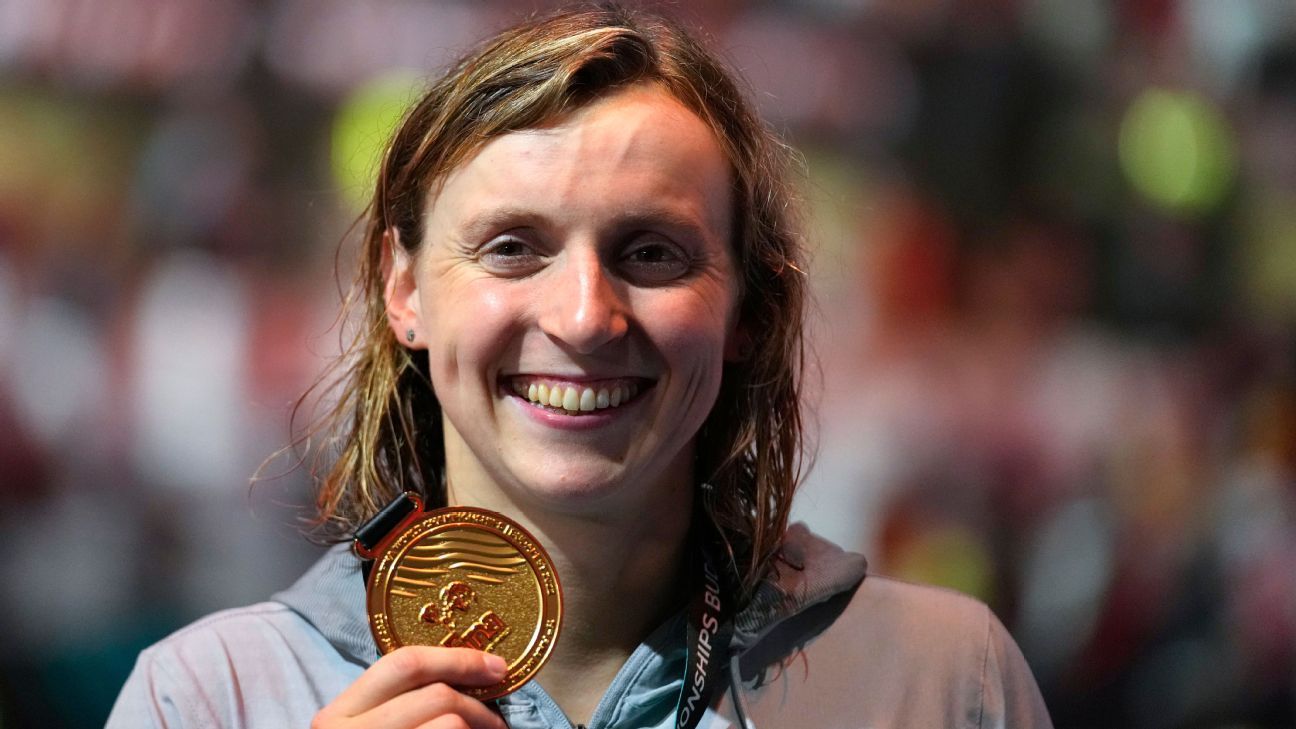 Katie Ledecky named AP female athlete of year for 2nd time