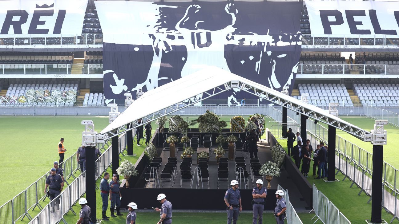 Mourners pay final respects to Pele at public viewing in Brazil stadium