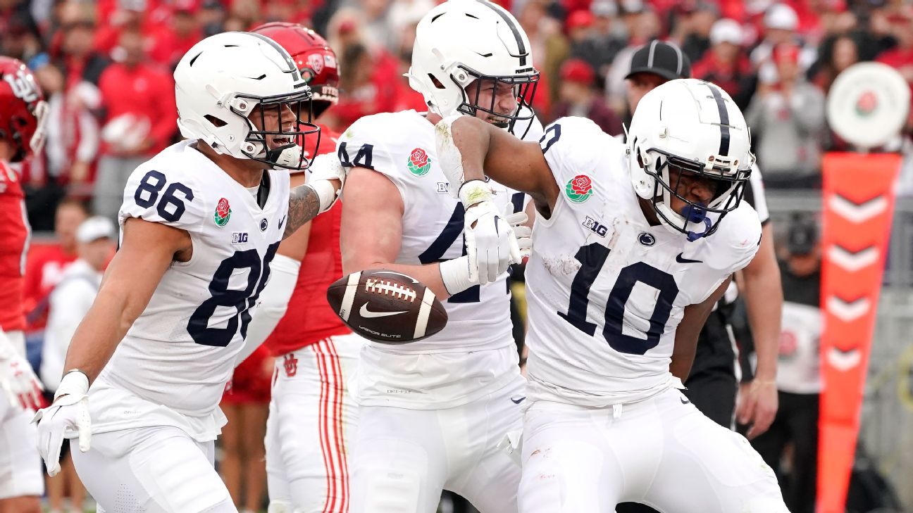 Penn State honors Franco Harris at the Rose Bowl - ESPN