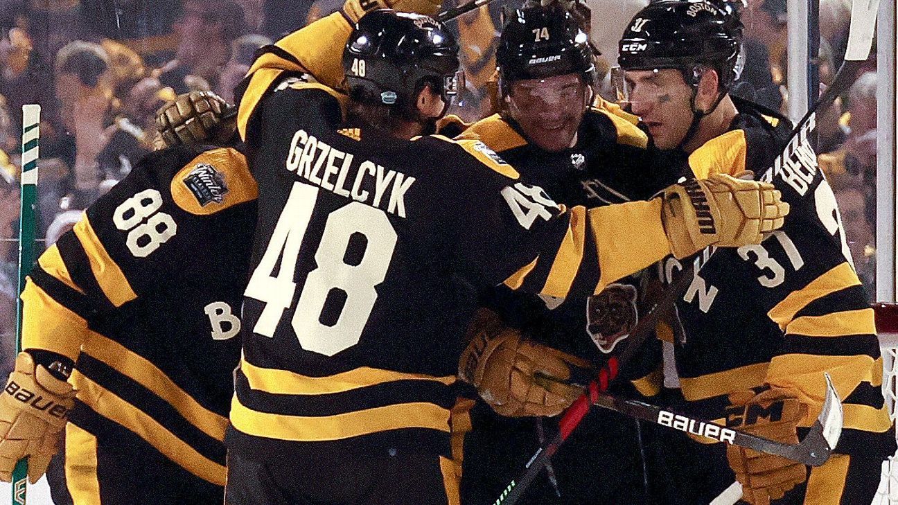 NHL-best Bruins outlast Penguins in Winter Classic at Fenway