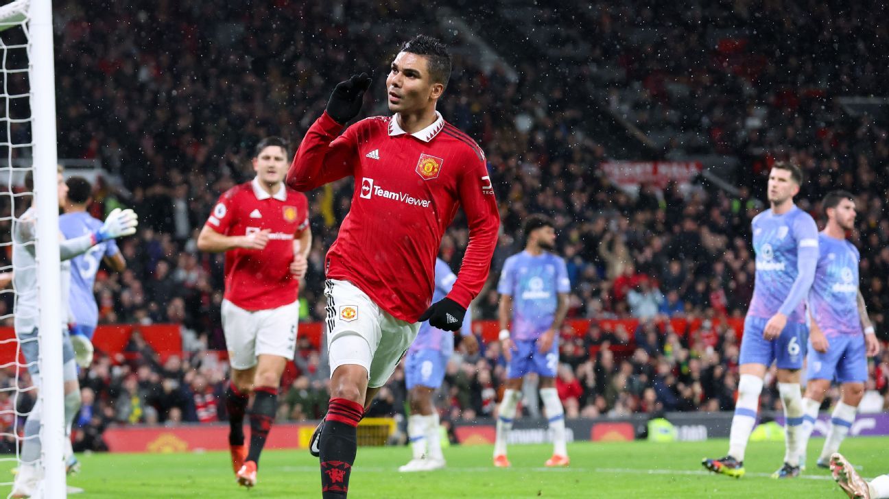 Man United have 6 straight wins, can challenge for Prem title as Casemiro leads the way