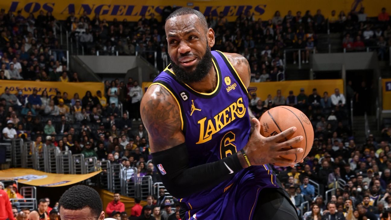 Lakers' LeBron James sits vs. Nuggets with ankle soreness - ESPN