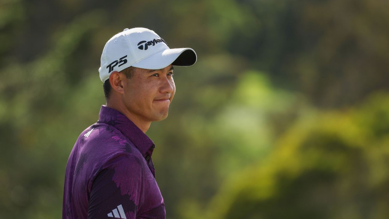 Collin Morikawa’s late birdie run puts him 6 shots up at Kapalua