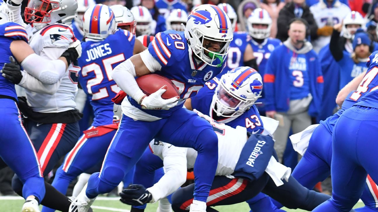 Buffalo Bills Wearing Jersey Patches to Support Damar Hamlin