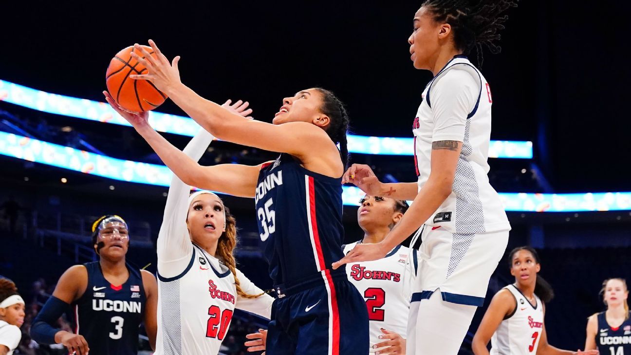 Uconns Azzi Fudd Scores 14 In Return From 8 Game Absence Espn 