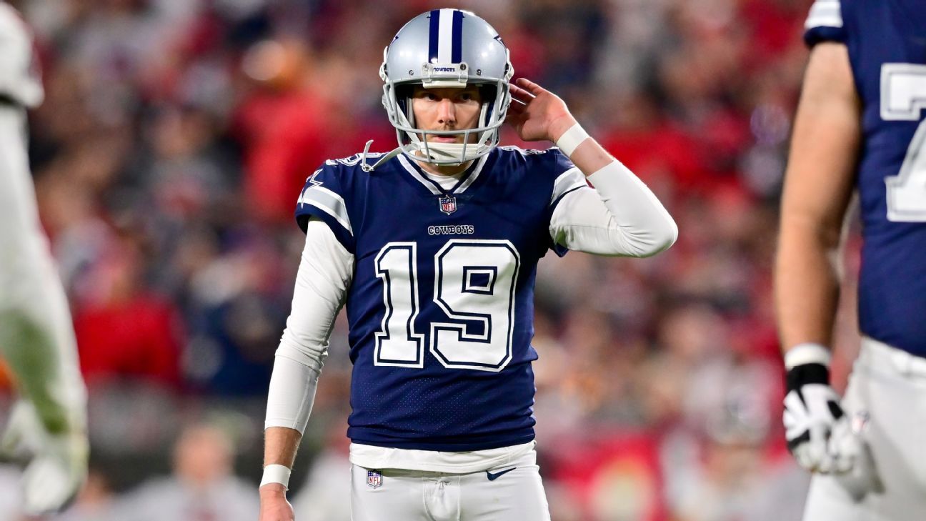 Cowboys stick with kicker Brett Maher, expect rebound vs. 49ers - ESPN