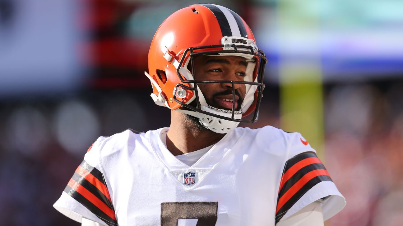 Cleveland Browns quarterback Jacoby Brissett vs. New England