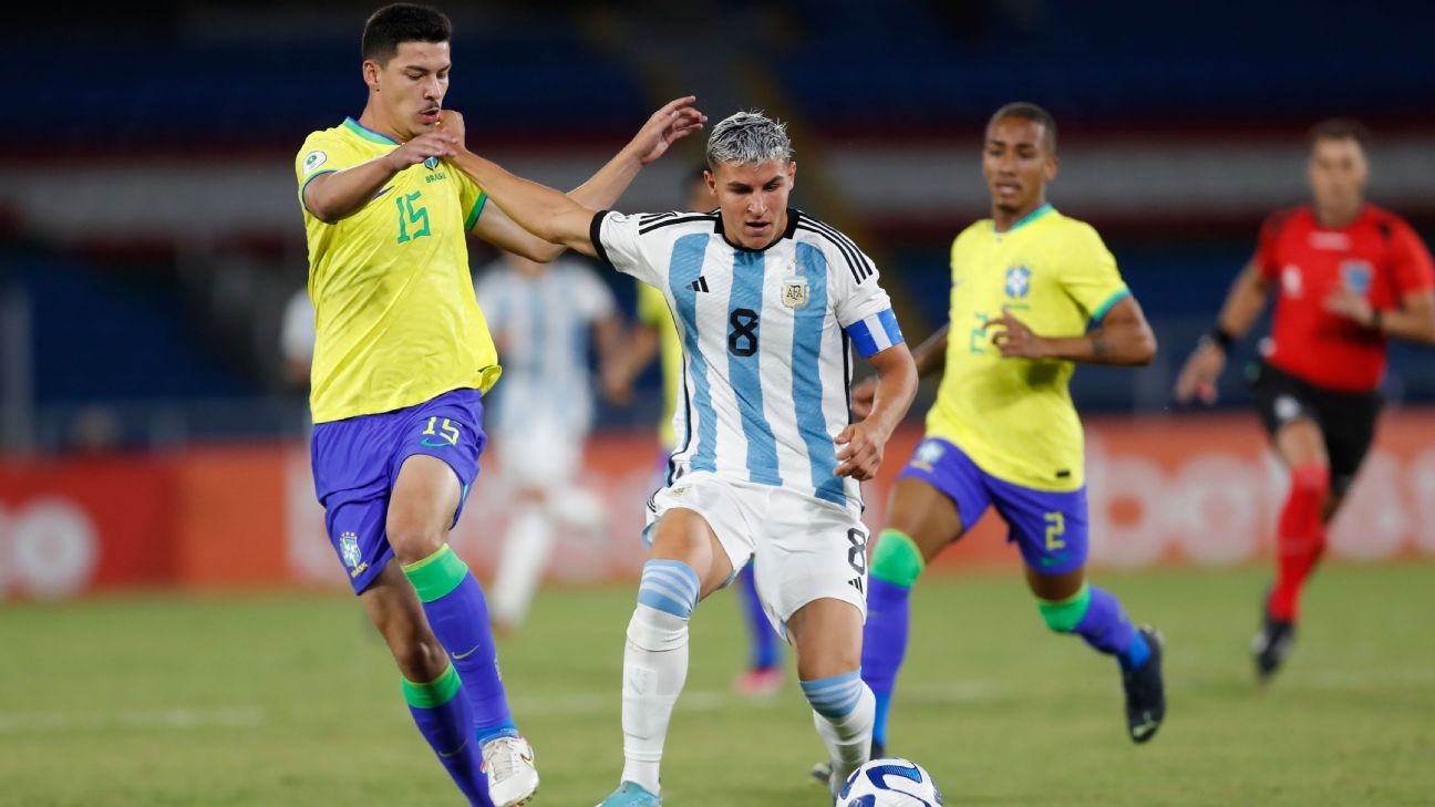Argentina Sub 20 vs. Brasil Sub 20 Reporte del Partido 23 enero, 2023 ESPN