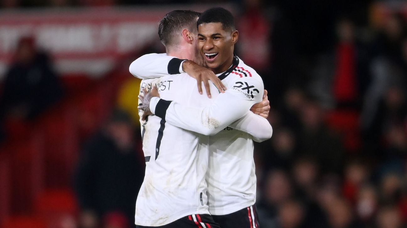 Rashford marca pintura, United vence o Nottingham na estreia de Danilo como titular e se aproxima da final da Copa da Liga