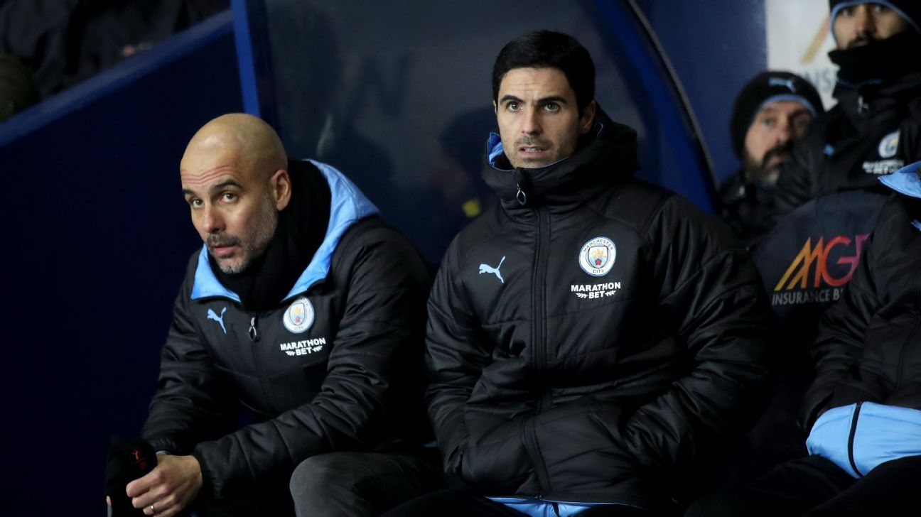 Guardiola: Arteta didn't want to wait for Man City top job - ESPN