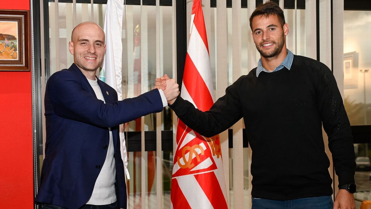 El uruguayo Guillermo De Amores firmó con el Sporting de Gijón ESPN