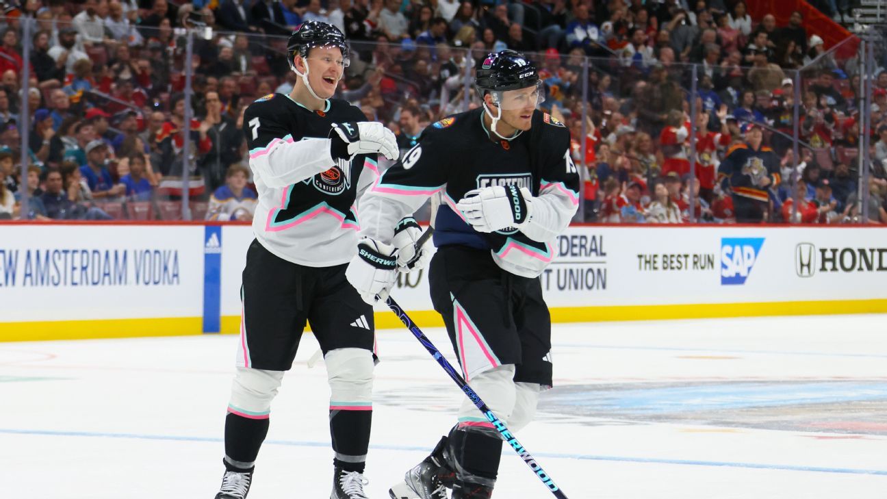 Ovechkin, and Ovi Jr., take the ice at All-Star skills night