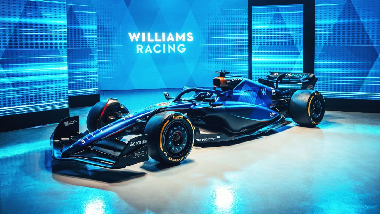 Williams reveals 2023 livery and new Gulf partnership ESPN