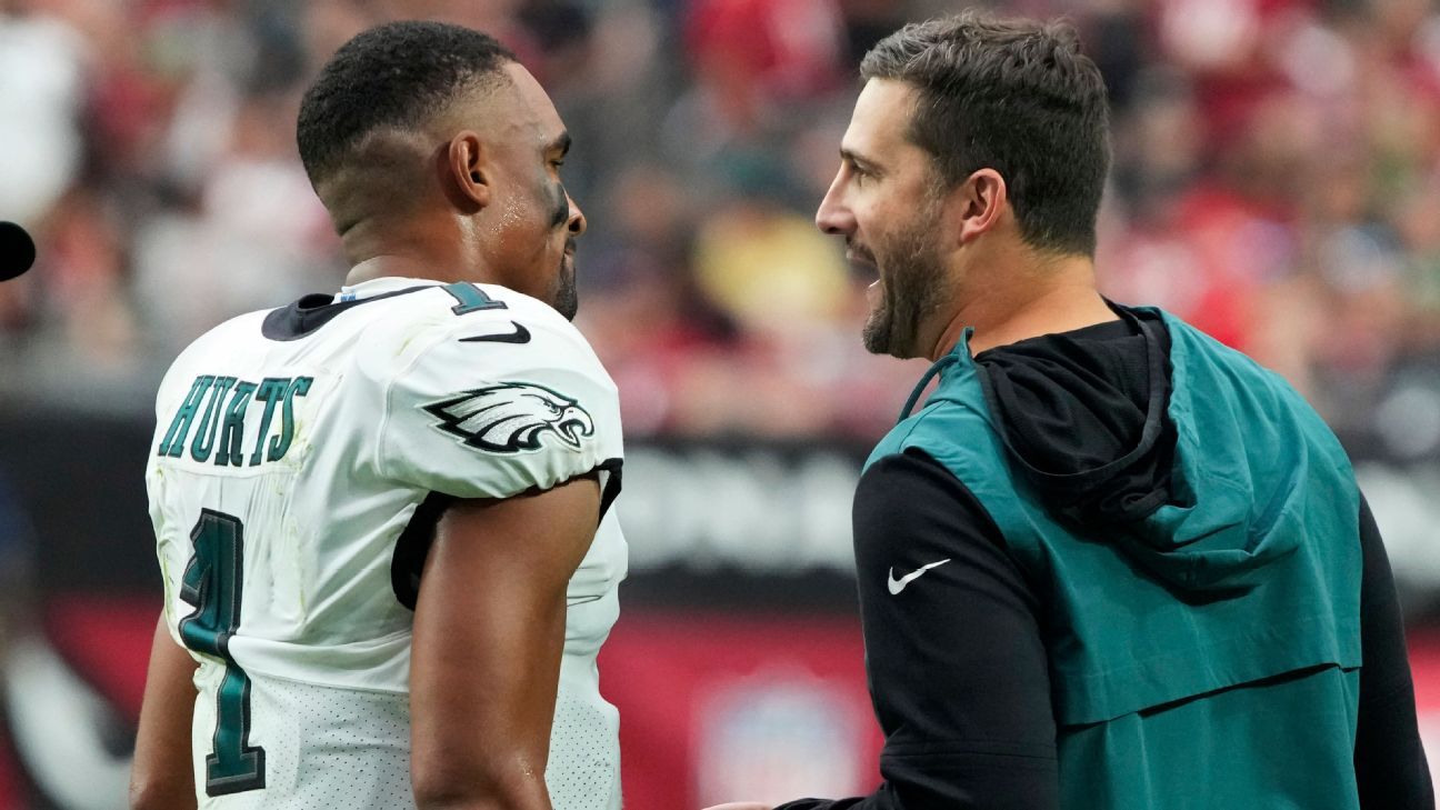 Los Eagles siguen invictos y es hora de hablar de Nick Sirianni • Primero y  Diez