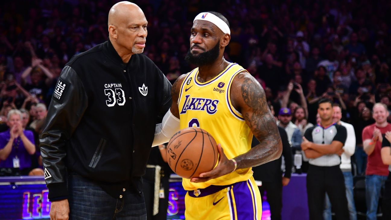 LeBron James breaks NBA scoring record, surpassing Kareem Abdul-Jabbar - ESPN India