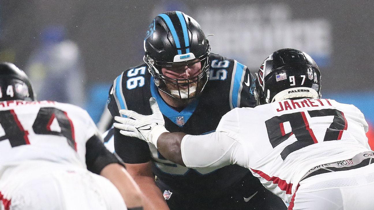 Panthers and center Bradley Bozeman agree to 3-year deal - ESPN