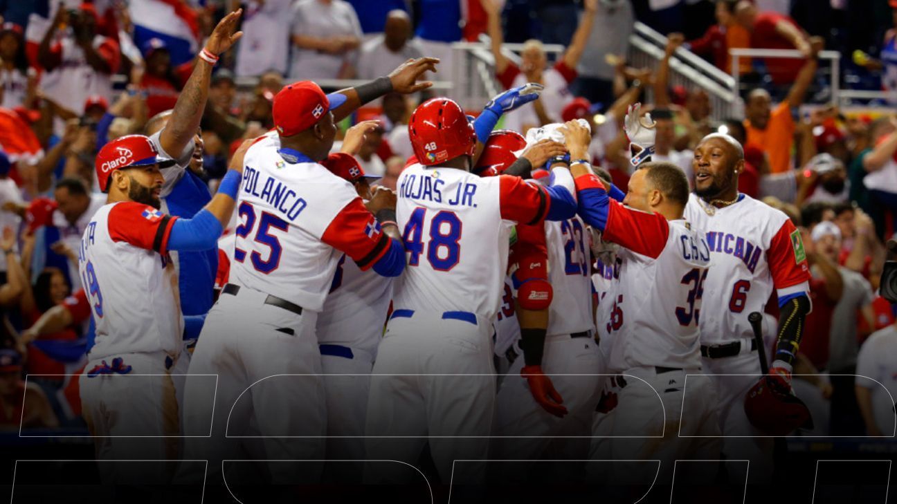 República Dominicana presenta su roster para Clásico Mundial de Béisbol