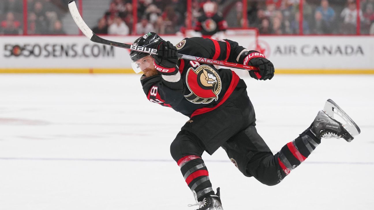 Things get heated between Jordan Staal and Ondrej Palat during Game One  between Devils and Hurricanes