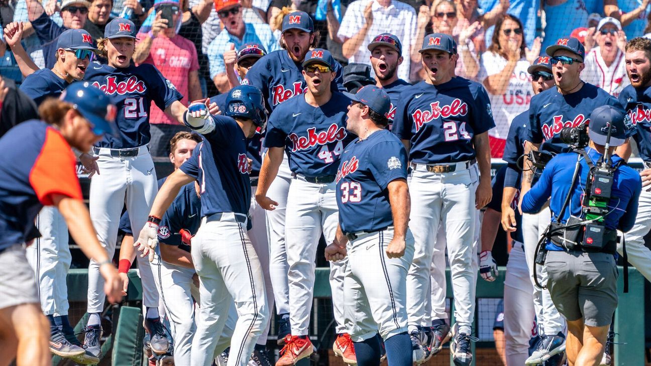National champion Ole Miss finishes atop D1 Baseball rankings