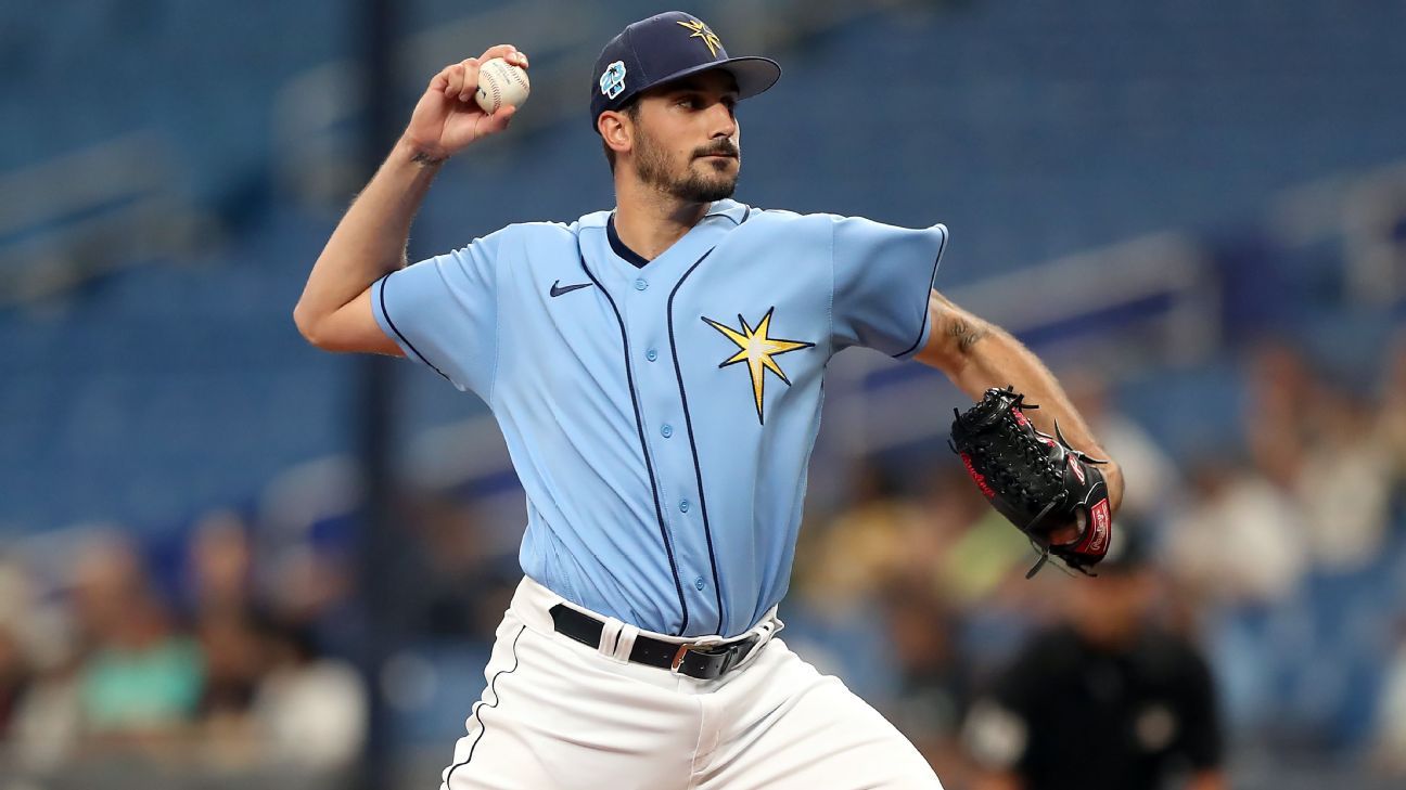 Zach Eflin makes good 1st impression with Rays after big deal - ESPN