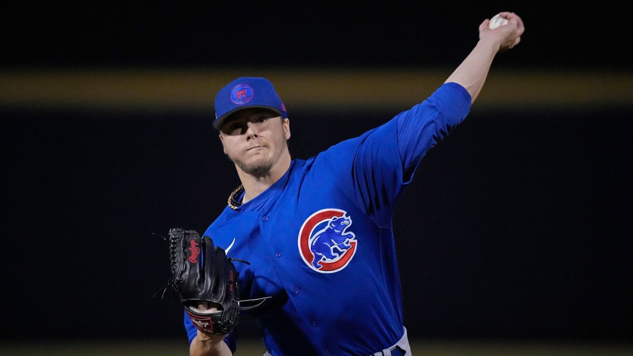Cubs' Justin Steele, six relievers no-hit Padres in spring