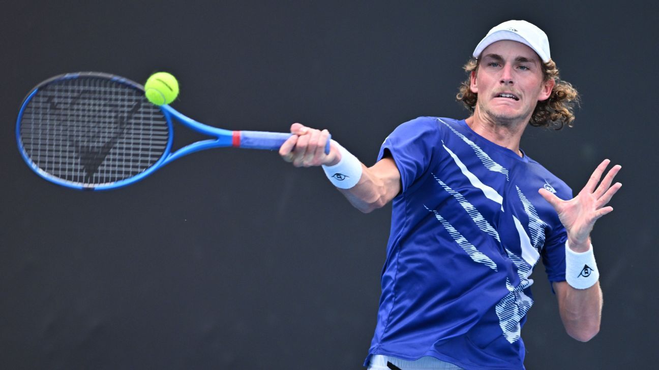 Max Purcell ATP Top 100 Challenger Australia ESPN