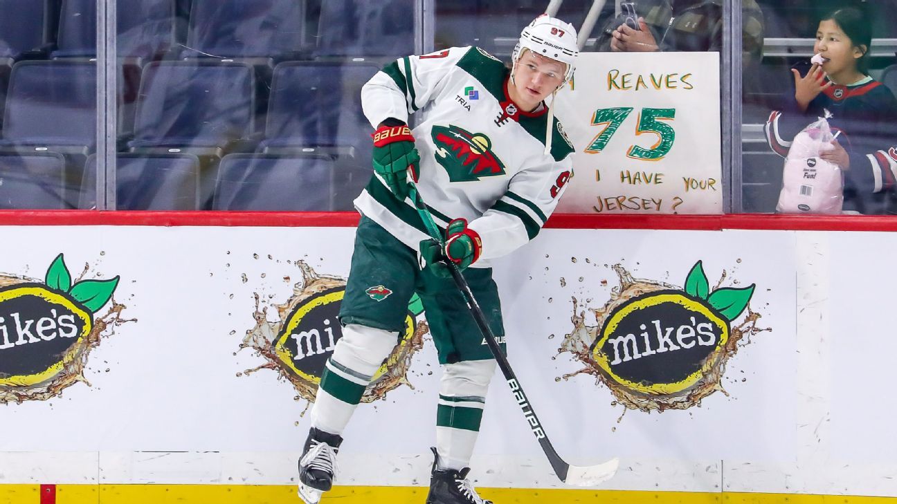 Wild's Kaprizov (lower body) likely out 3-4 weeks