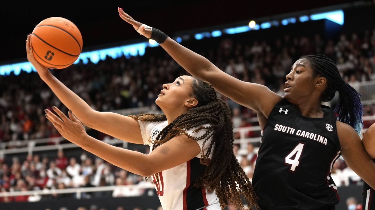 Aliyah Boston, Caitlin Clark headline women's AP AllAmerica team ESPN