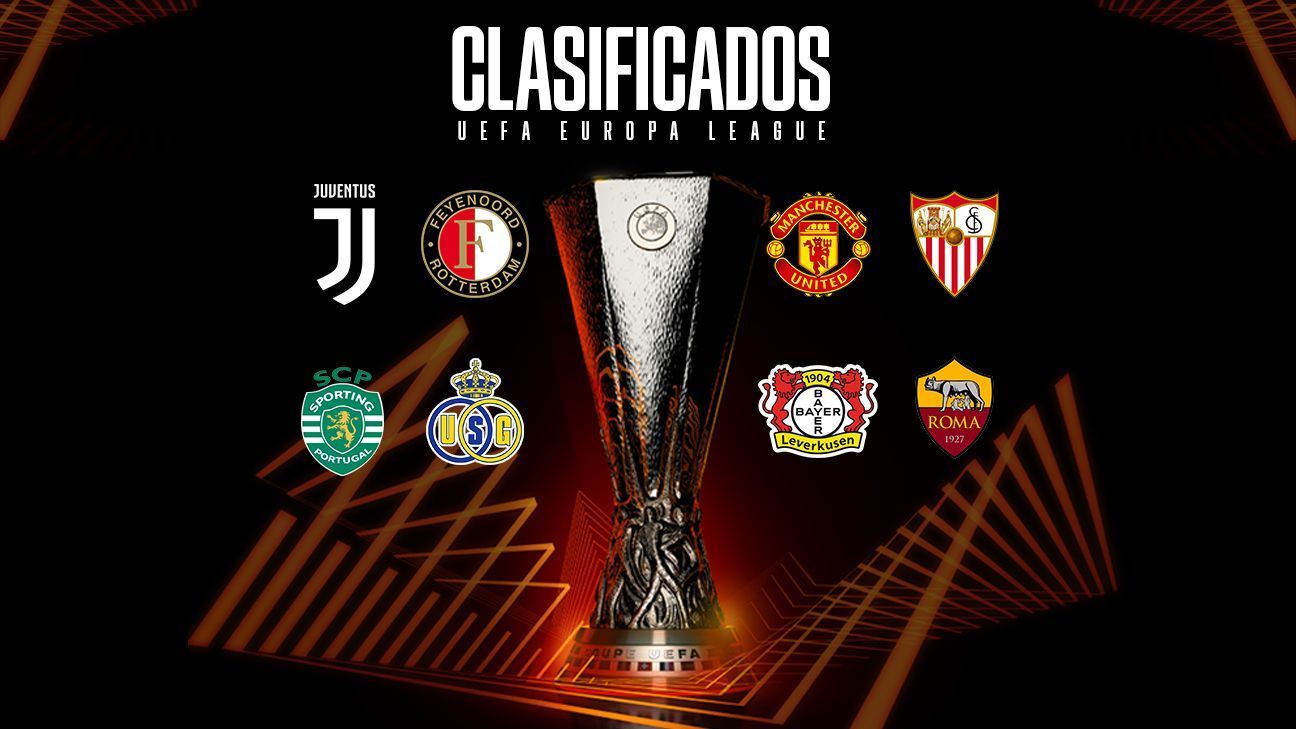 ¿Qué equipos clasificaron para la Europa League