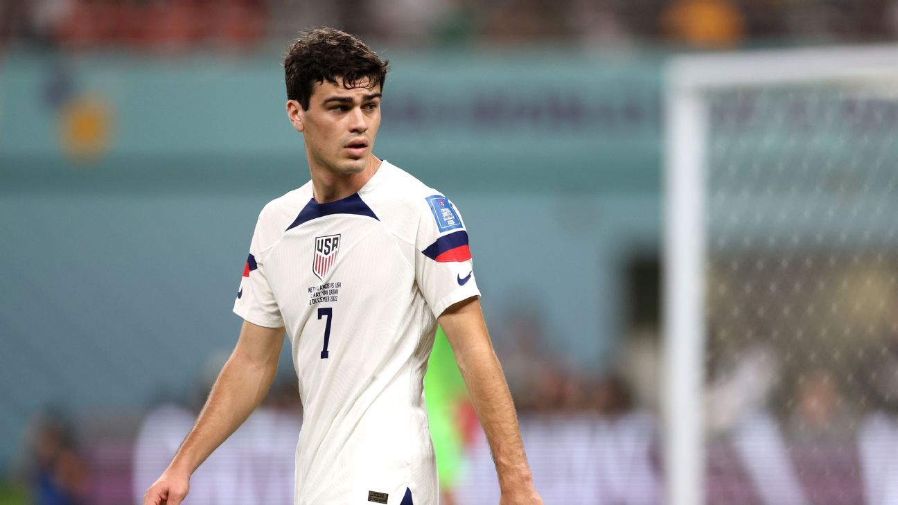 Where is Gio Reyna? USA World Cup soccer star on bench again for England  match in Qatar