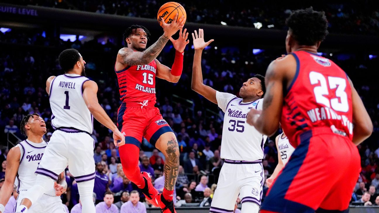 Florida Atlantic melewati Kansas State dan melaju ke Final Four