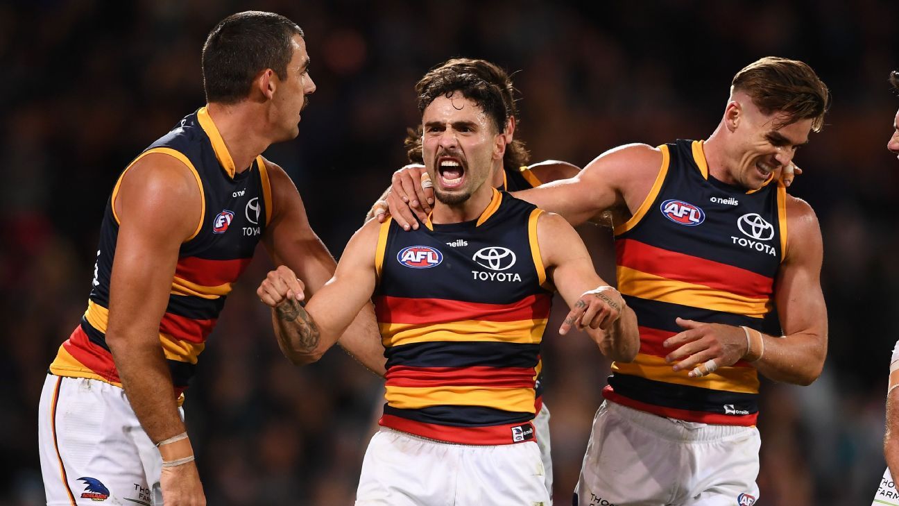 AFL Round 3 Adelaide Crows overrun Port Adelaide Power in last term for ...