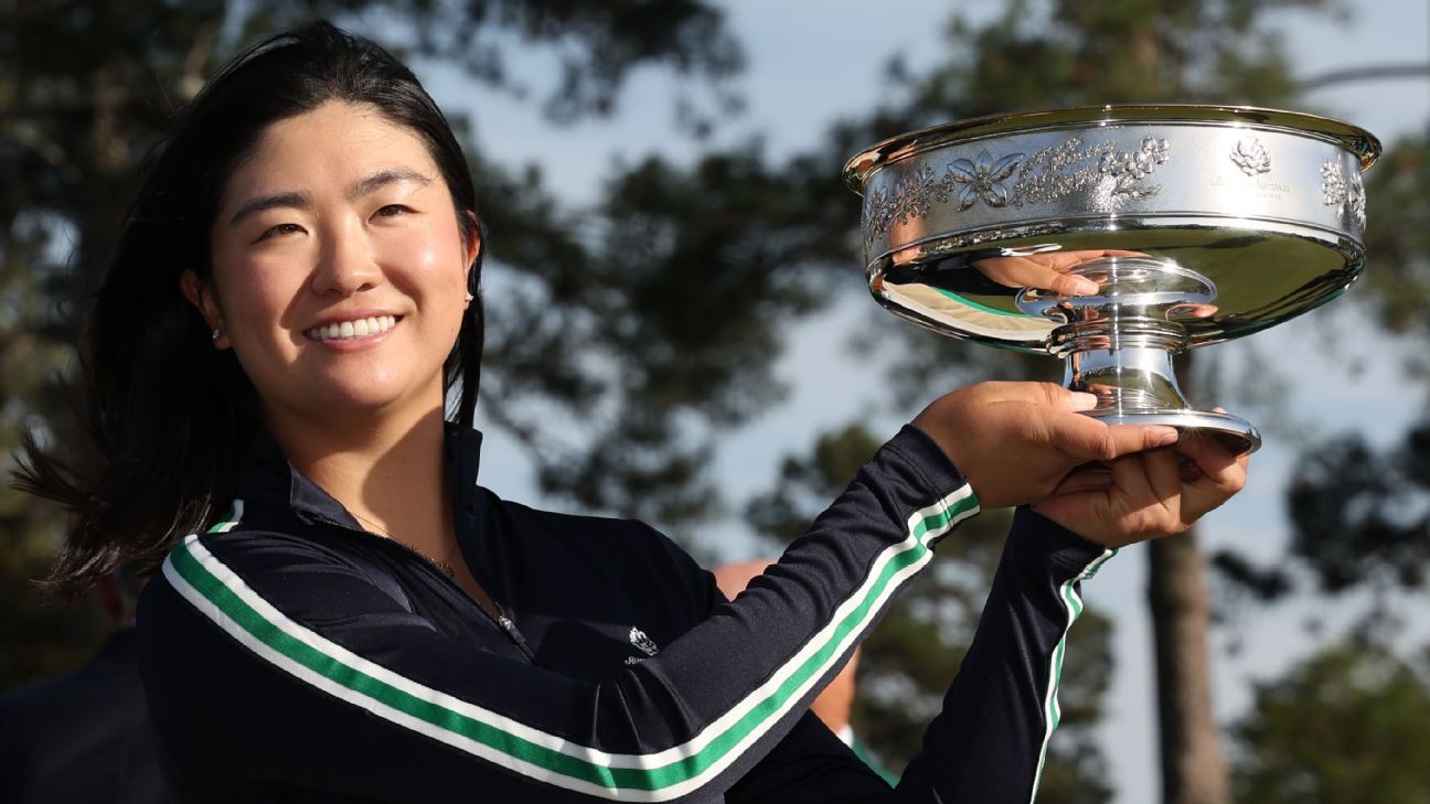 Rose Zhang Holds Off Jenny Bae To Win Anwa Title In Playoff Espn