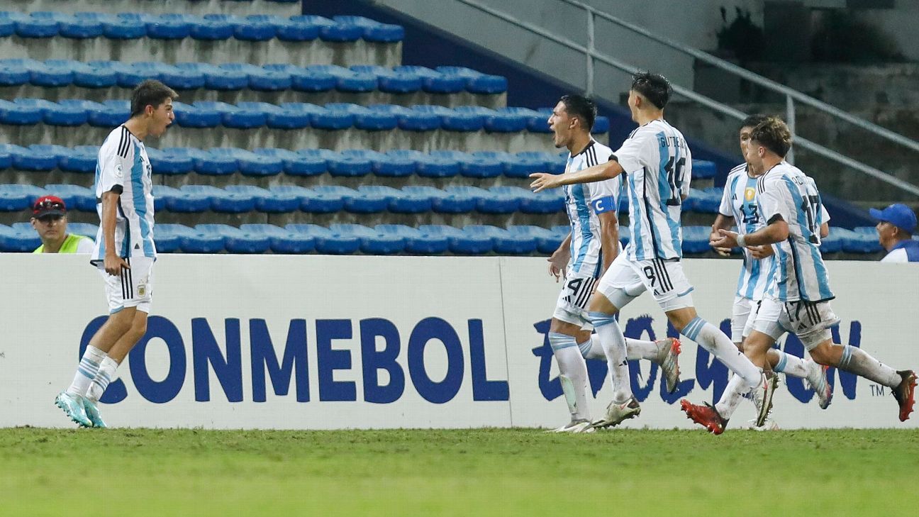 L'Argentina ha battuto la Bolivia nel campionato sudamericano Under 17