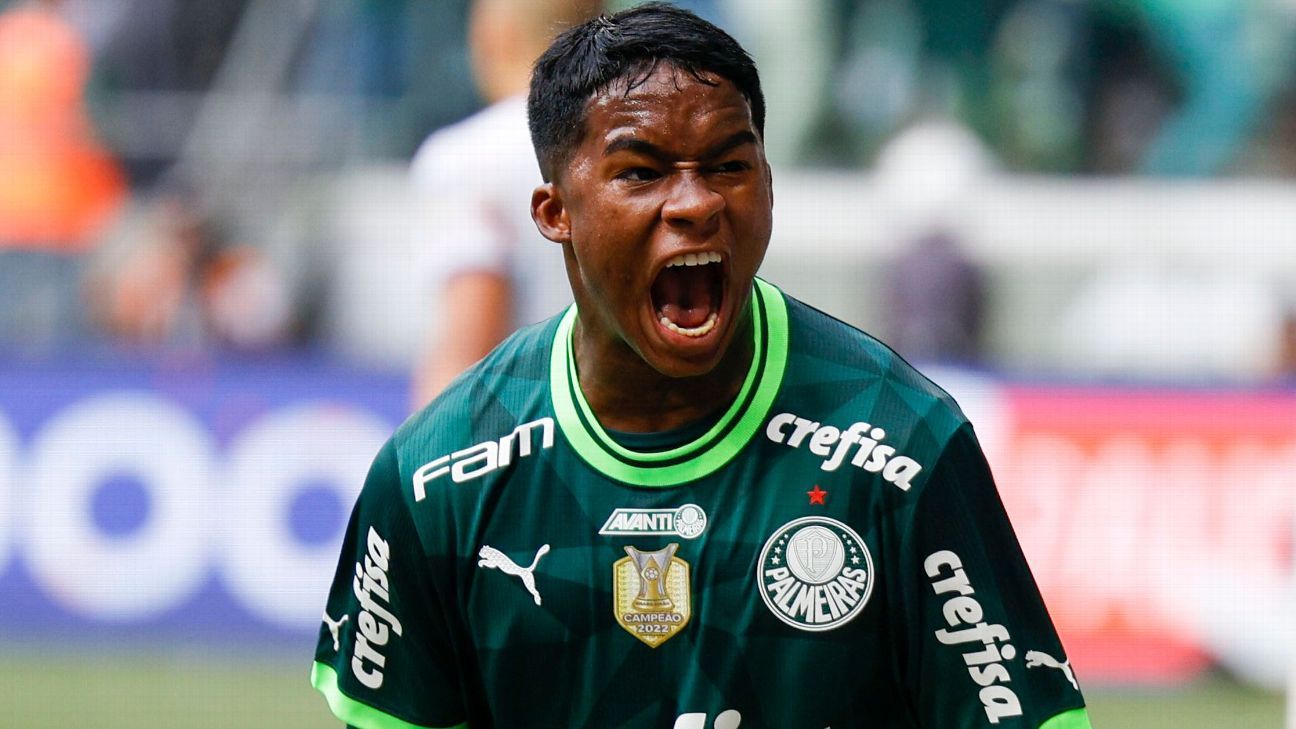 Endrick é décimo melhor sub-20 de 2023 em prêmio da IFFHS; veja o top 10