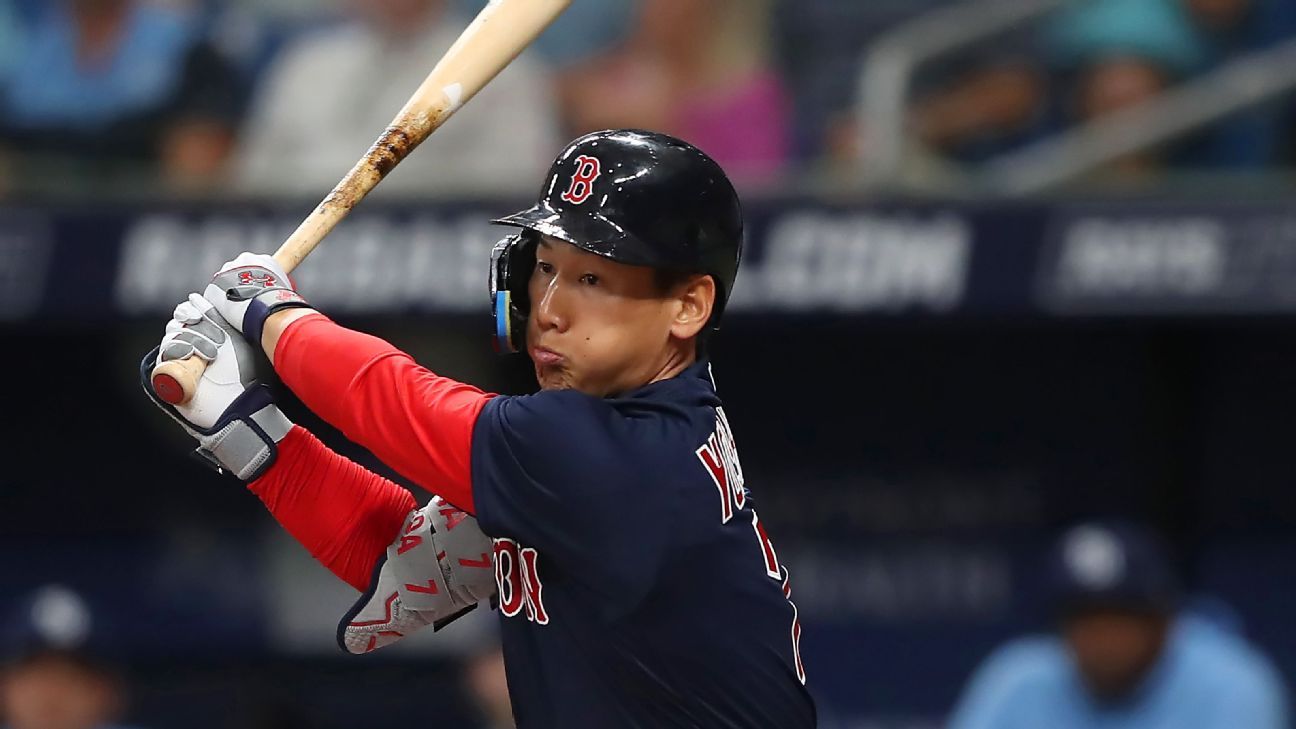 Boston's Yoshida (hamstring) scratched vs. Rays