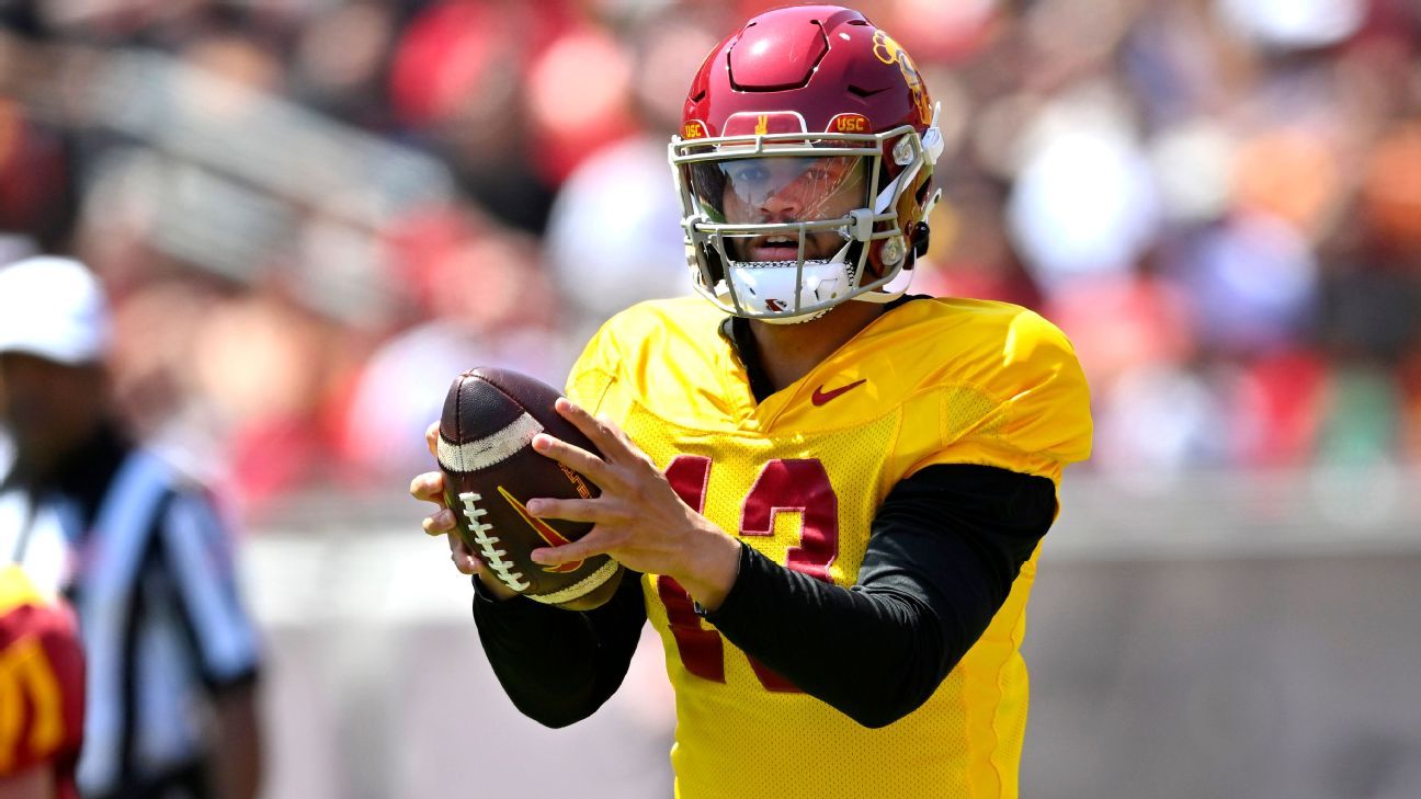 Williams plays only 1 series in USC spring game