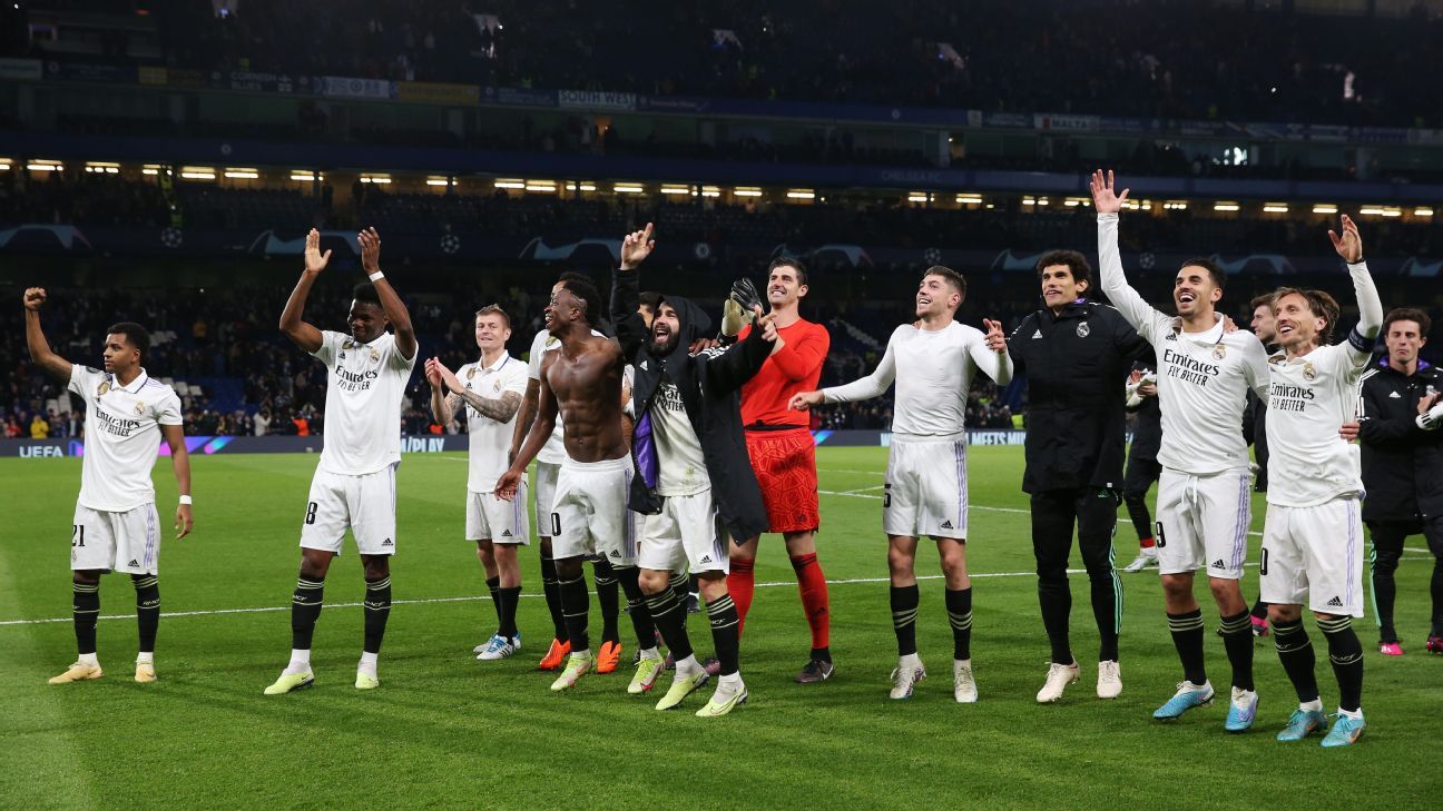 Real Madrid chega a décima semifinal de Champions em 12 anos