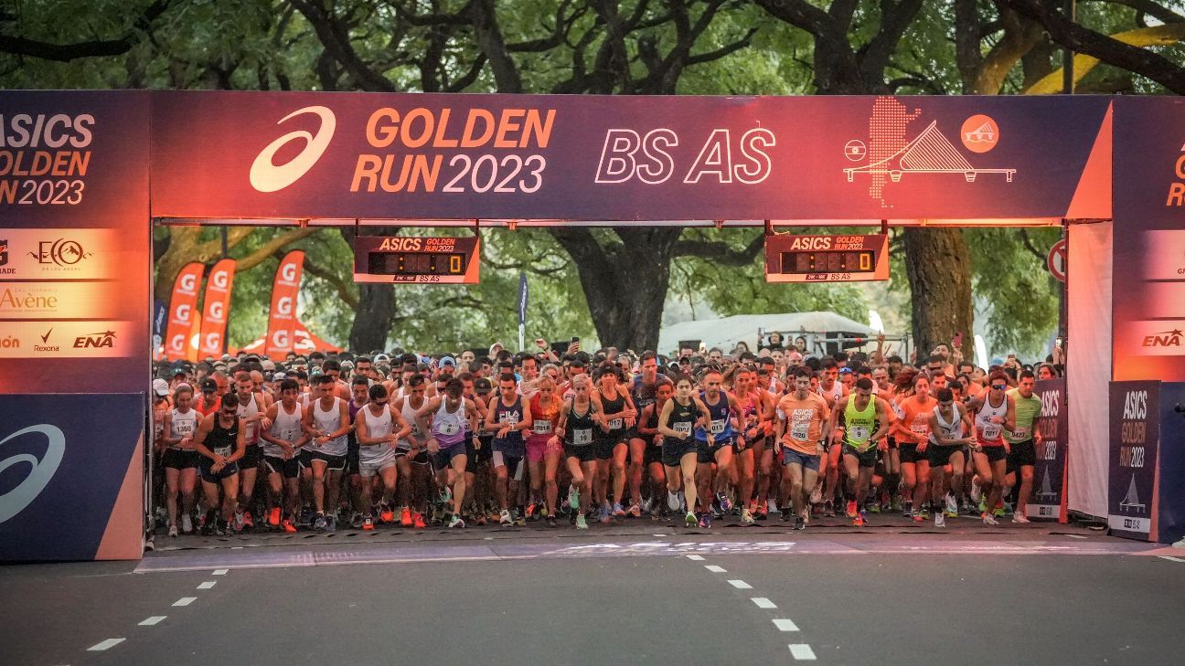 Agnes Gray Bolos cubrir Más de ocho mil corredores participaron de la ASICS GOLDEN RUN 2023 - ESPN