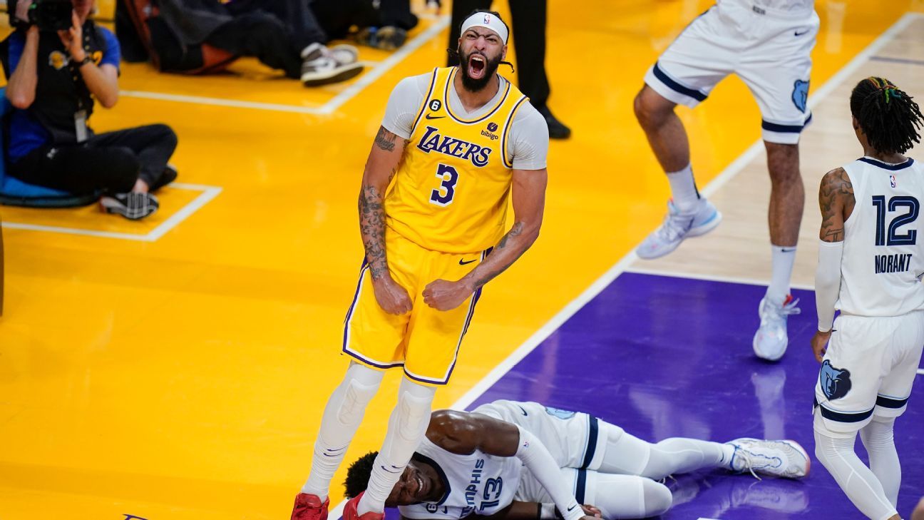 Lakers mengalahkan Grizzlies dengan 40, maju ke Babak 2 Playoff NBA