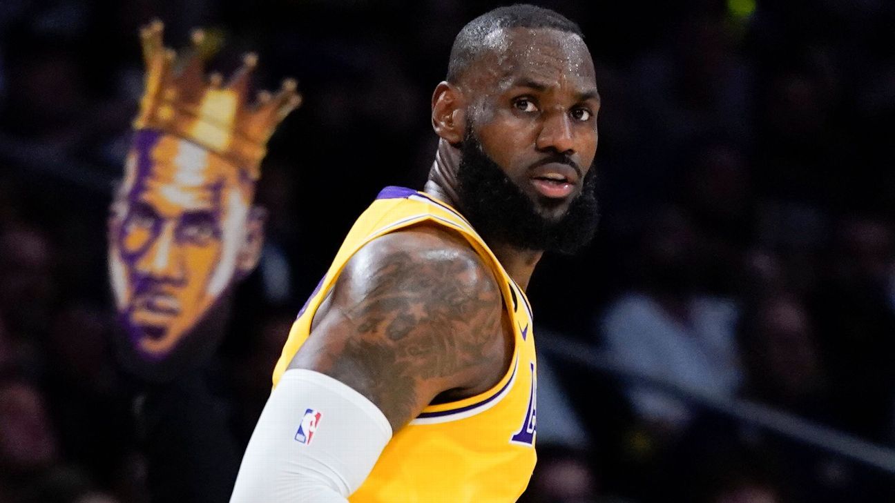 Memphis Grizzlies' Dillon Brooks warm up before the team's Game 6 of a  first-round NBA basketball playoff series against the Los Angeles Lakers  Friday, April 28, 2023, in Los Angeles. (AP Photo/Jae