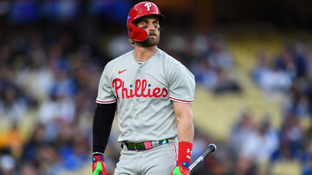 Bryce Harper is nearing his first-base debut for the Phillies