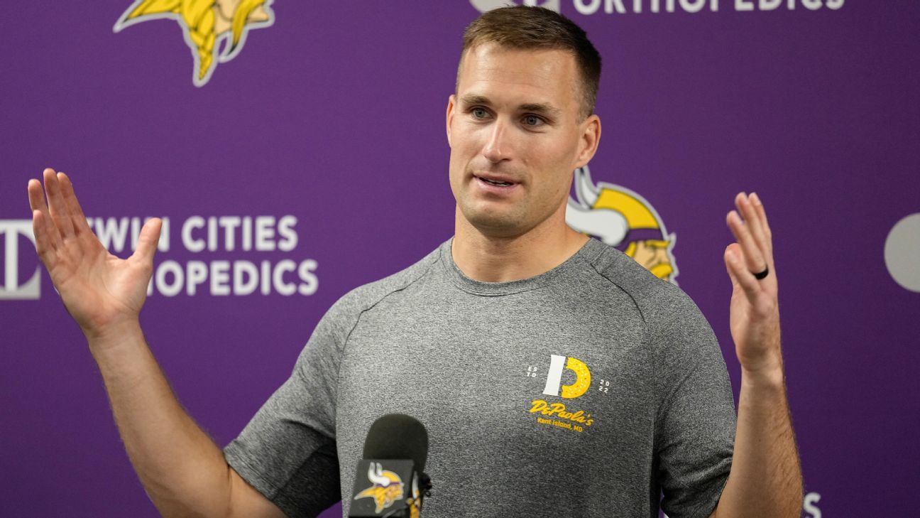 Vikings QB Kirk Cousins on future - 'I want to be in Minnesota' - ESPN