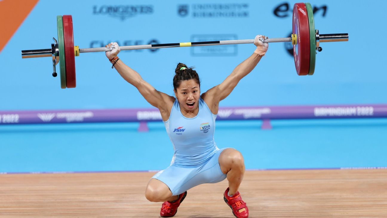 Mirabai Chanu finishes fifth in 2023 Asian Weightlifting Championships ESPN