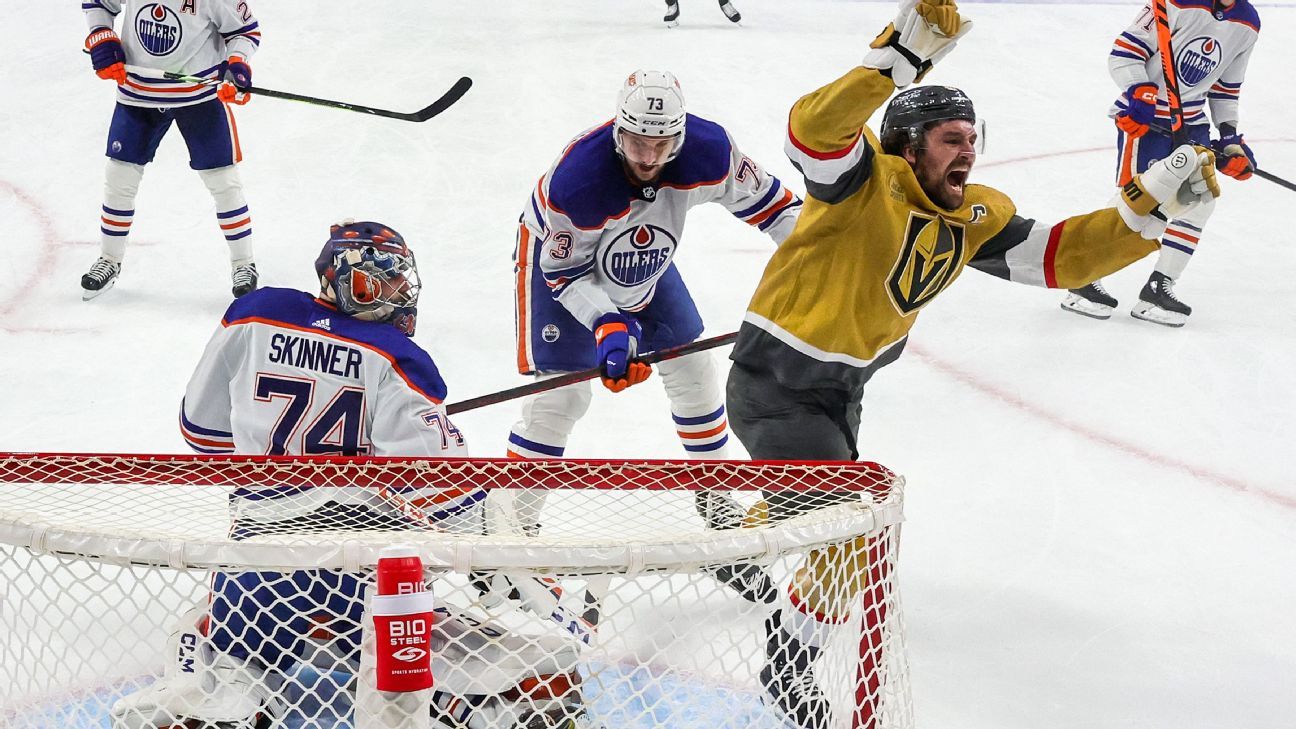 2023 Stanley Cup Playoffs Continue with Dallas Stars at Seattle Kraken on  Saturday and Vegas Golden Knights at Edmonton Oilers on Sunday - ESPN Press  Room U.S.