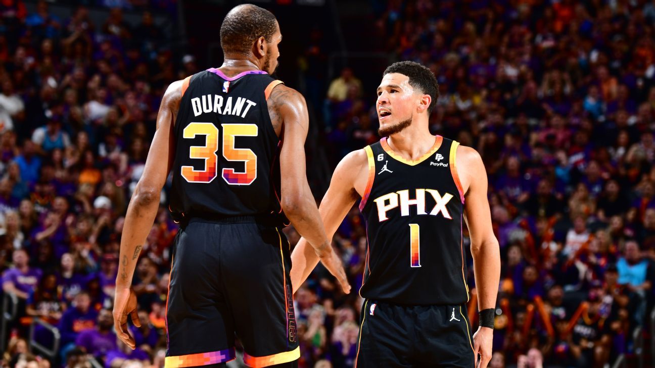 Report: Suns' Kevin Durant, Devin Booker, Chris Paul to Sit vs
