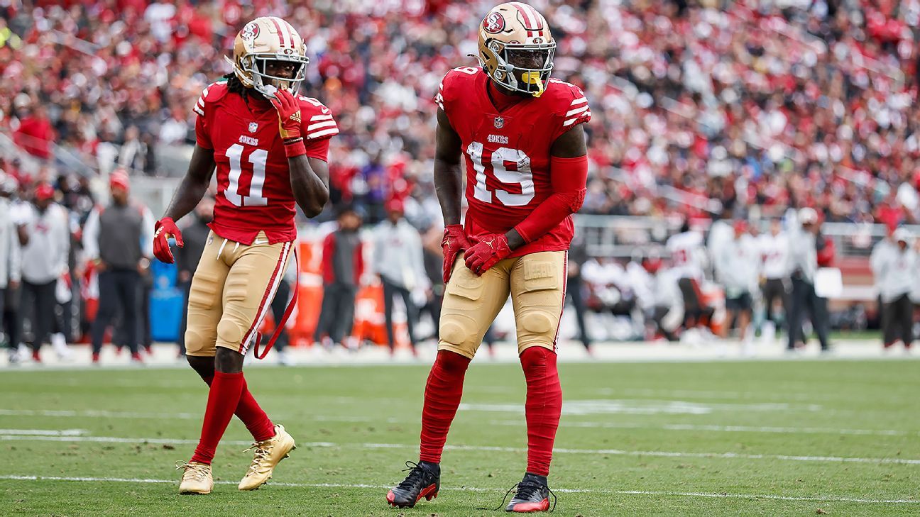 When will 49ers have to choose between Brandon Aiyuk and Deebo Samuel? -  ESPN - San Francisco 49ers Blog- ESPN