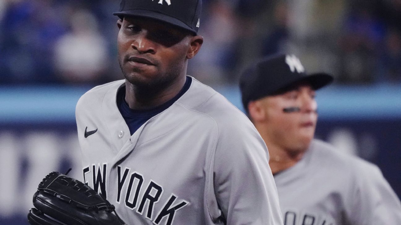 Yankees' Domingo Germán ejected after substance check, umpire says hands  were 'stickiest I've ever felt' 