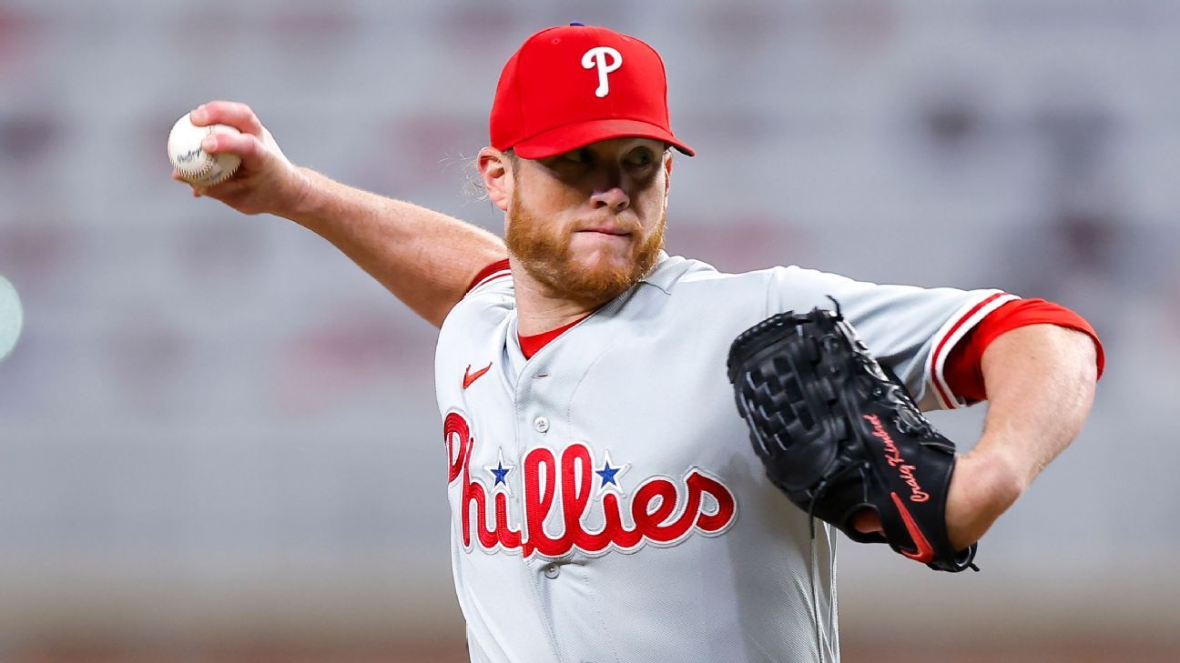 Phillies reliever Craig Kimbrel joins MLB's 400 save club